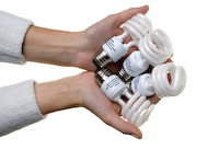 CFL, Compact Fluorescent Lightbulb