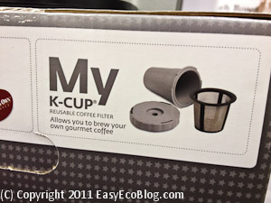 Green Keurig Single Serve Coffee Filter