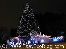 Christmas lights, Christmas tree