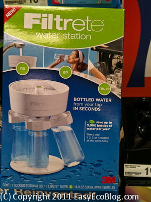 Filtrete water station, water filter, water bottles