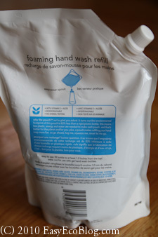 method cleaner plastic pouch