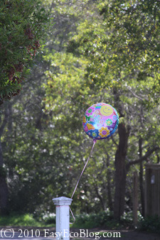 Mylar birthday balloon
