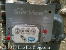 PGE smart meter wireless power meter