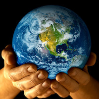 Earth, Reuse, Hands Holding Earth